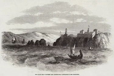 The Black Sea, Battery and Lighthouse, Entrance to the Bosphorus